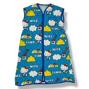Sanrio Hello Kitty Nice Time Quilted Terry Baby Sleep Sack Vest Vtg 1978 Japan